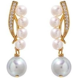image:imageNONNYL Gifts for Wife Jewelry  Pearl Jewelry Earrings for Women Birthday Jewelry for Girlfriend Valentines Day for Wife Mothers Day for Mom Grandma N7057