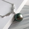 image:imageBirthday Gifts for Women Her Mom Wife Tahitian Black Pearl Necklace for Women Girlfriend Grandma on Valentines Mothers Day Christmas Anniversary Romantic Luxury Jewelry