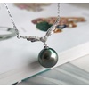 image:imageBirthday Gifts for Women Her Mom Wife Tahitian Black Pearl Necklace for Women Girlfriend Grandma on Valentines Mothers Day Christmas Anniversary Romantic Luxury Jewelry