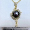 image:imageBlack Tahitian Pearl Ladies Necklace  Mom amp Wife Gifts for Mothers Day Anniversary amp Christmas