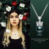 image:imageGifts for WomenTahitianBlackPearlNecklaceGift for Wife Wedding Birthday AnniversaryMom Girlfriend Her Mothers Day Valentines Day Christmas18K Gold Plated Sterling Silver Pearl Pendant NO015