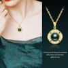 image:imageGifts for WomenTahitianBlackPearlNecklaceGift for Wife Wedding Birthday AnniversaryMom Girlfriend Her Mothers Day Valentines Day Christmas18K Gold Plated Sterling Silver Pearl Pendant NO057