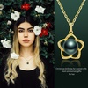 image:imageGifts for WomenTahitianBlackPearlNecklaceGift for Wife Wedding Birthday AnniversaryMom Girlfriend Her Mothers Day Valentines Day Christmas18K Gold Plated Sterling Silver Pearl Pendant NO048