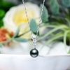 image:imageGifts for WomenTahitianBlackPearlNecklaceGift for Wife Wedding Birthday AnniversaryMom Girlfriend Her Mothers Day Valentines Day Christmas18K Gold Plated Sterling Silver Pearl Pendant NO043