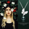 image:imageGifts for WomenTahitianBlackPearlNecklaceGift for Wife Wedding Birthday AnniversaryMom Girlfriend Her Mothers Day Valentines Day Christmas18K Gold Plated Sterling Silver Pearl Pendant NO011