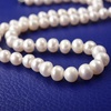 image:imageMothers Day Gifts Pearl Necklace Sterling Silver Plating 14K White Freshwater Cultured Pearl Strand  Pearl Choker Necklace  Jewelry for Women78MM