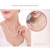 image:imageMothers Day Gifts Pearl Necklace Sterling Silver Plating 14K White Freshwater Cultured Pearl Strand  Pearl Choker Necklace  Jewelry for Women89MM