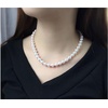image:imageMothers Day Gifts Pearl Necklace Sterling Silver Plating 14K White Freshwater Cultured Pearl Strand  Pearl Choker Necklace  Jewelry for Women910MM