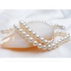 image:imageMothers Day Gifts Pearl Necklace Sterling Silver Plating 14K White Freshwater Cultured Pearl Strand  Pearl Choker Necklace  Jewelry for WomenPearl Set