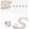 image:imageMothers Day Gifts Pearl Necklace Sterling Silver Plating 14K White Freshwater Cultured Pearl Strand  Pearl Choker Necklace  Jewelry for WomenPearl Set