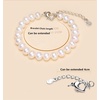 image:imageMothers Day Gifts Pearl Necklace Sterling Silver Plating 14K White Freshwater Cultured Pearl Strand  Pearl Choker Necklace  Jewelry for WomenPearl Set