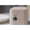 image:imageNONNYL Anniversary Birthday Gfits for Wife  Tahitian Black Pearl Necklace Gifts for Women Mom Girlfriend Her Christmas Mothers Day Valentines Day Fine Jewelry Gifts Real 910mm Pearls Pendant