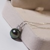 image:imageNONNYL Anniversary Birthday Gfits for Wife  Tahitian Black Pearl Necklace Gifts for Women Mom Girlfriend Her Christmas Mothers Day Valentines Day Fine Jewelry Gifts Real 910mm Pearls Pendant
