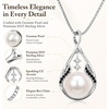 image:imageNONNYL Birthday Gifts for Women Wife Pearl NecklaceValentinees Gift for Her Grandma Mom on Christmas Day Mothers Day Wedding Gifts AnniversaryBright Silver