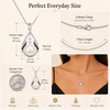 image:imageNONNYL Birthday Gifts for Women Wife Pearl NecklaceValentinees Gift for Her Grandma Mom on Christmas Day Mothers Day Wedding Gifts AnniversaryBright Silver