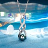 image:imageNONNYL Birthday Gifts for Women Wife Pearl NecklaceValentinees Gift for Her Grandma Mom on Christmas Day Mothers Day Wedding Gifts Anniversaryblack