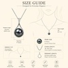 image:imageNONNYL Birthday Gifts for Women Wife TahitianBlackPearlNecklaceGift for Wife Her Wedding Birthday AnniversaryMom Girlfriend Her Mothers Day Valentines Day Christmas18K Gold Plated Sterling Silver Pearl Pendant Jewelry