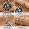 image:imageNONNYL Birthday Gifts for Women Wife TahitianBlackPearlNecklaceGift for Wife Her Wedding Birthday AnniversaryMom Girlfriend Her Mothers Day Valentines Day Christmas18K Gold Plated Sterling Silver Pearl Pendant Jewelry