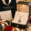 image:imageNONNYL Birthday Gifts for Women WifeBlackPearlNecklaceGift for Wife Wedding AnniversaryMom Girlfriend Her Mothers Day Valentines Day Christmas18K Gold Plated Sterling Silver Tahitian Pearl Pendant Necklace