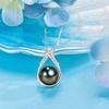 image:imageNONNYL Birthday Gifts for Women WifeTahitian Black Pearl Necklace for Women Meaningful Gifts for Mom Wife Elegant Jewelry Gift for Her Birthday Anniversary Valentines Day Christmas Graduation Gifts