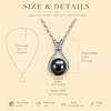 image:imageNONNYL Birthday Gifts for Women WifeWeddingAnniversaryTahitianBlackPearlNecklace for Women Jewelry for Her Girlfriend Valentines Day Mothers Day Gifts for Mom Anniversary Christmas for Her