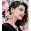 image:imageNONNYL Christmas Birthday Gifts for Women Pearl Heart Necklace Wife Mom Girlfriend Her Anniversary Mothers Day Valentines Jewelry Gifts Real 910mm Pearl Pendantblack pearl necklace