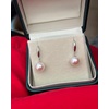 image:imageNONNYL Freshwater Cultured Pearl EarringsGifts for WomenGift for Wife Wedding Birthday AnniversaryMom Her Mothers Day Valentines Day Christmas18K Gold Plated Sterling Silver Pearl Dangle Earring Fine JewelryDrop