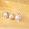 image:imageNONNYL Freshwater Cultured Pearl Necklaces Earrings Set for Women JewelryMothers Day Gifts for Mom Grandma Wife Girlfriend on Valentines Gift for Her Christmas Birthday Anniversary