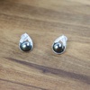 image:imageNONNYL Gift for Wife Tahitian BlackFreshwater CulturedPearlEarringsGifts for Women Wedding Birthday AnniversaryMom Her Mothers Day Valentines Day Christmas18K Gold Plated Sterling Silver Pearl Stud Earring Fine Jewelryblack pearl