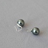 image:imageNONNYL Gift for Wife Tahitian BlackampFreshwater CulturedPearlEarringsGifts for Women Wedding Birthday AnniversaryMom Her Mothers Day Valentines Day Christmas18K Gold Plated Sterling Silver Pearl Dangle Earring Fine Jewelryblack pearl
