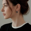 image:imageNONNYL Gift for Wife Tahitian BlackampFreshwater CulturedPearlEarringsGifts for Women Wedding Birthday AnniversaryMom Her Mothers Day Valentines Day Christmas18K Gold Plated Sterling Silver Pearl Dangle Earring Fine Jewelryblack pearl