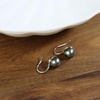 image:imageNONNYL Gift for Wife Tahitian BlackampFreshwater CulturedPearlEarringsGifts for Women Wedding Birthday AnniversaryMom Her Mothers Day Valentines Day Christmas18K Gold Plated Sterling Silver Pearl Dangle Earring Fine Jewelryblack pearl