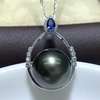image:imageNONNYL Gifts for Wife  Tahitian Black Pearl Necklace Fine Jewelry for Mothers Day Anniversary Birthday Valentines Day Christmasblack pearl