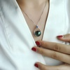 image:imageNONNYL Gifts for Wife  Tahitian Black Pearl Necklace Fine Jewelry for Mothers Day Anniversary Birthday Valentines Day Christmasblack pearl