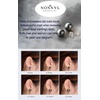 image:imageNONNYL Gifts for Wife Anniversary 18K Gold Pearl Stud Earrings for Women Genuine Handpicked Nature Tahitian Black Pearls Earring Birthday Christmas Mothers Day Valentines Jewelry Gifts18K Yellow Gold