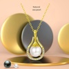 image:imageNONNYL Gifts for Wife Birthday gifts from Mom Wedding Anniversary Valentines Day Gifts for Women Freshwater Pendant Silver Pearl Necklaces for Her Unique Jewelry Presents