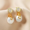 image:imageNONNYL Gifts for Wife Jewelry  Pearl Jewelry Earrings for Women Birthday Jewelry for Girlfriend Valentines Day for Wife Mothers Day for Mom Grandma N5011