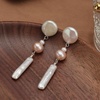 image:imageNONNYL Gifts for Wife Jewelry  Pearl Jewelry Earrings for Women Birthday Jewelry for Girlfriend Valentines Day for Wife Mothers Day for Mom Grandma N5030