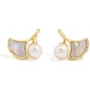 image:imageNONNYL Gifts for Wife Jewelry  Pearl Jewelry Earrings for Women Birthday Jewelry for Girlfriend Valentines Day for Wife Mothers Day for Mom Grandma N8824