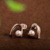 image:imageNONNYL Gifts for Wife Jewelry  Pearl Jewelry Earrings for Women Birthday Jewelry for Girlfriend Valentines Day for Wife Mothers Day for Mom Grandma N8805