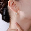 image:imageNONNYL Gifts for Wife Jewelry  Pearl Jewelry Earrings for Women Birthday Jewelry for Girlfriend Valentines Day for Wife Mothers Day for Mom Grandma N8817