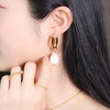 image:imageNONNYL Gifts for Wife Jewelry  Pearl Jewelry Earrings for Women Birthday Jewelry for Girlfriend Valentines Day for Wife Mothers Day for Mom Grandma N8013