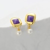 image:imageNONNYL Gifts for Wife Jewelry  Pearl Jewelry Earrings for Women Birthday Jewelry for Girlfriend Valentines Day for Wife Mothers Day for Mom Grandma N8003