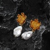 image:imageNONNYL Gifts for Wife Jewelry  Pearl Jewelry Earrings for Women Birthday Jewelry for Girlfriend Valentines Day for Wife Mothers Day for Mom Grandma N8015