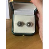image:imageNONNYL Gifts for Women Tahitian BlackPearlEarringsGift for Wife Wedding Birthday AnniversaryMom Her Mothers Day Valentines Day Christmas18K Gold Plated Sterling Silver Pearl Earring Fine Jewelry