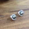 image:imageNONNYL Gifts for Women Tahitian BlackPearlEarringsGift for Wife Wedding Birthday AnniversaryMom Her Mothers Day Valentines Day Christmas18K Gold Plated Sterling Silver Pearl Earring Fine Jewelry