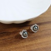 image:imageNONNYL Gifts for Women Tahitian BlackPearlEarringsGift for Wife Wedding Birthday AnniversaryMom Her Mothers Day Valentines Day Christmas18K Gold Plated Sterling Silver Pearl Earring Fine Jewelry
