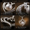 image:imageNONNYL Gifts for Women Wife Mom Her on Mothers Day Valentines Birthday Christmas AnniversaryReal Freshwater Cultured Heart Pearl Pendant Necklace Jewelry for Gifts