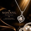image:imageNONNYL Gifts for Women Wife Mom Her on Mothers Day Valentines Birthday Christmas AnniversaryReal Freshwater Cultured Heart Pearl Pendant Necklace Jewelry for Gifts