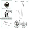 image:imageNONNYL Gifts for Women WifePearl Heart Pendant Necklace Birthday for Girlfriend Valentines Day for Wives Mothers Day for Mom Grandma Gifts for Her on Wedding Anniversary Christmas Fine JewelryTahitian Black Pearl